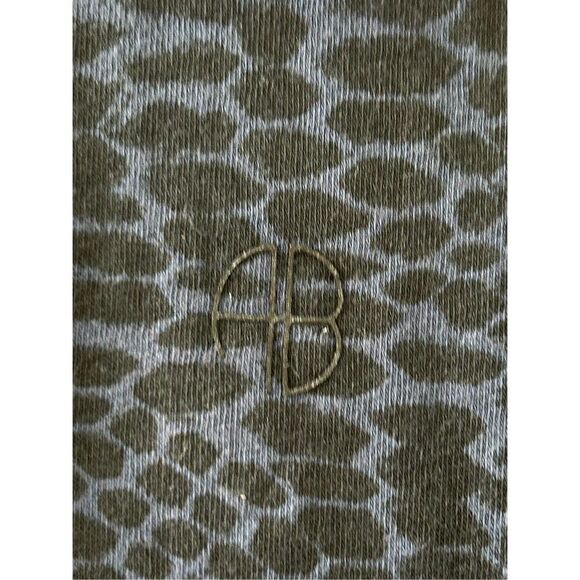 Anine Bing Snake Print Hudson Tee Women’s Washed Blue Size Small - Picture 5 of 7